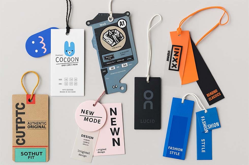 Marquillas y etiquetas de cartón premium de doble capa con impresión offset y refuerzo, fabricadas al por mayor en Bogotá para fabricantes B2B.