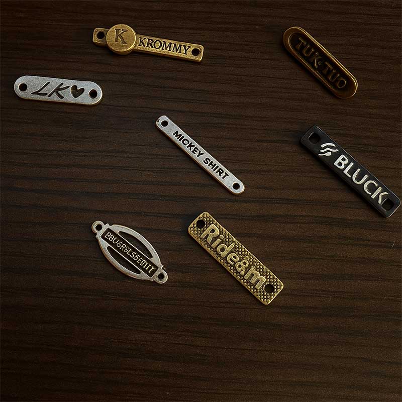 Placas metálicas tipo barra con perforaciones laterales, surtido de marcas, Colombia